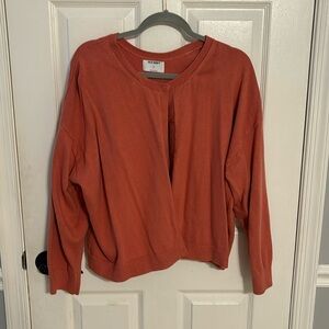Coral/Salmon color cardigan